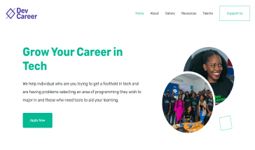 DevCareer Website V2 project thumbnail
